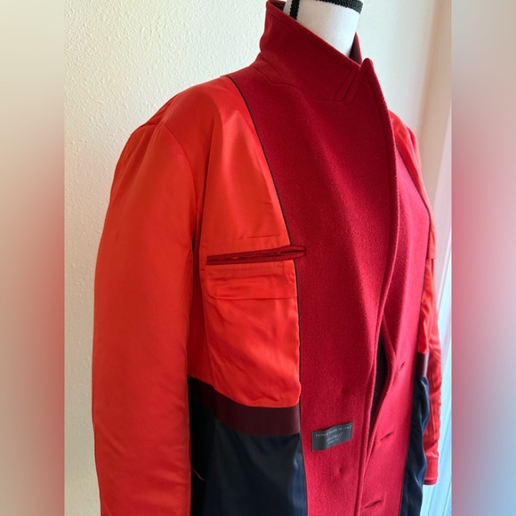 BODEN RED WOOL BLEND COAT | sz US 14 | LIKE NEW - Picture 12 of 16